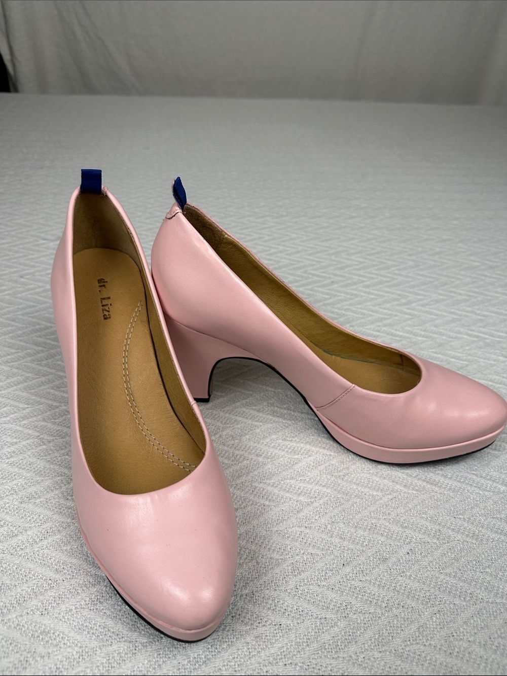 Dr. Liza Pink Platform Leather High Heel Comfort Pumps Luxury Pumps professional - Picture 3 of 16